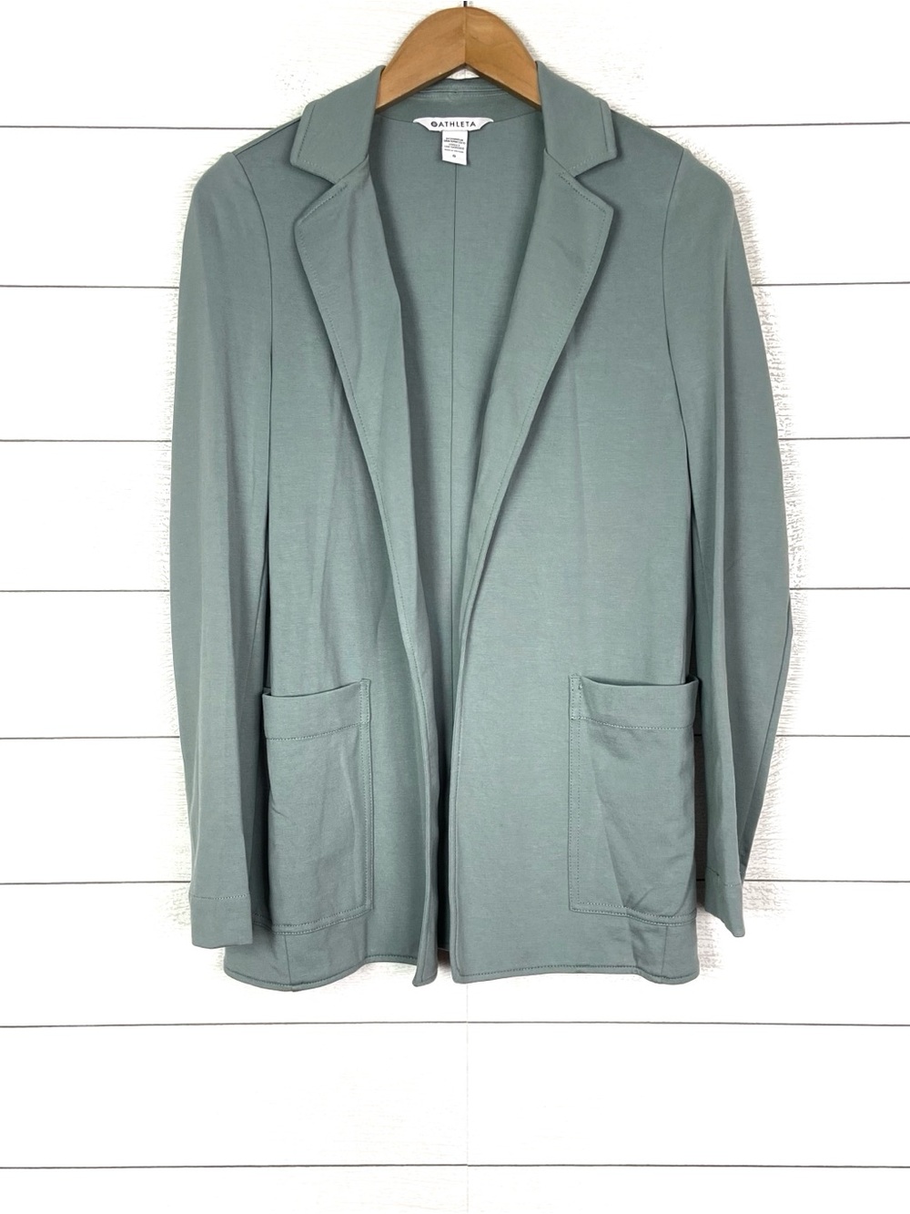 ATHLETA Eastbound Blazer 0 Blue Classy Business Office Work Elevate Professional